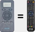 Comandament a distància substitut de CECO03