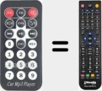 Comandament a dist&agrave;ncia substitut de CarMP3Player (FMT300BT-R)