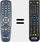 Comandament a distància substitut de DIGT001