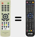 Comandament a dist&agrave;ncia substitut de DTN-00510