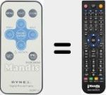 Comandament a distància substitut de DX-DPF7-10