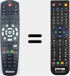 Comandament a distància substitut de EDI001