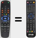 Comandament a distància substitut de HD-5000