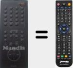 Comandament a dist&agrave;ncia substitut de I9200BLK