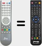 Comandament a distància substitut de Iris003