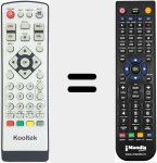 Comandament a dist&agrave;ncia substitut de Kooltek002