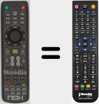 Comandament a dist&agrave;ncia substitut de REMCON1454