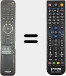 Comandament a dist&agrave;ncia substitut de NR204