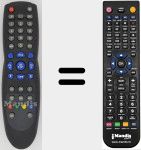 Comandament a distància substitut de Opentel005