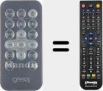 Comandament a dist&agrave;ncia substitut de PG534