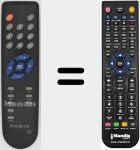 Comandament a dist&agrave;ncia substitut de REMCON1451