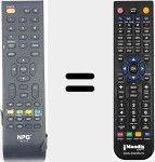 Comandament a dist&agrave;ncia substitut de RC-01B