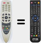 Comandament a dist&agrave;ncia substitut de RCD420