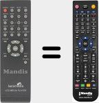 Comandament a dist&agrave;ncia substitut de REMCON1453