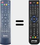 Comandament a dist&agrave;ncia substitut de REMCON1690