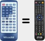 Comandament a dist&agrave;ncia substitut de REMCON1693