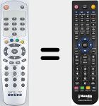 Comandament a distància substitut de REMCON1743