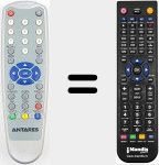 Comandament a dist&agrave;ncia substitut de REMCON1746