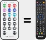 Comandament a distància substitut de REMCON1747