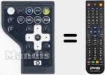 Comandament a distància substitut de RC1762302/00 (313922850021)