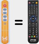 Comandament a dist&agrave;ncia substitut de REMCON1911