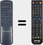 Comandament a dist&agrave;ncia substitut de REMCON1926