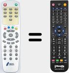 Comandament a dist&agrave;ncia substitut de REMCON1943