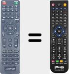 Comandament a dist&agrave;ncia substitut de REMCON1944