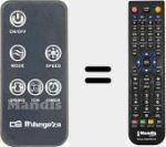 Comandament a dist&agrave;ncia substitut de REMCON2090