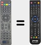 Comandament a dist&agrave;ncia substitut de REMCON2110