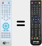 Comandament a distància substitut de REMCON931