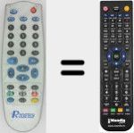 Comandament a dist&agrave;ncia substitut de ROC001