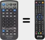 Comandament a dist&agrave;ncia substitut de RUE-4155