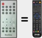 Comandament a distància substitut de STAR001