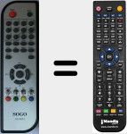 Comandament a dist&agrave;ncia substitut de SS-4815