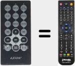 Comandament a dist&agrave;ncia substitut de AXI001