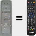 Comandament a distància substitut de LASER1750