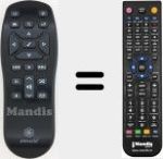 Comandament a dist&agrave;ncia substitut de PIN002