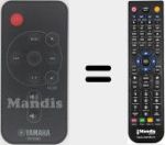 Comandament a distància substitut de WZ34080 (WZ340800)