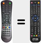 Comandament a distància substitut de 02-26LED115B4