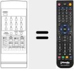 Comandament a dist&agrave;ncia substitut de REMCON167