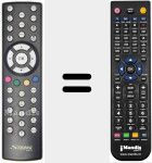 Comandament a dist&agrave;ncia substitut de REMCON823