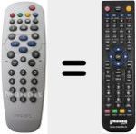 Comandament a dist&agrave;ncia substitut de REMCON762