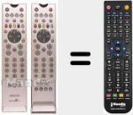 Comandament a dist&agrave;ncia substitut de REMCON959