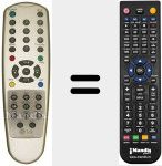 Comandament a distància substitut de 6710V00044W
