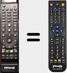 Comandament a dist&agrave;ncia substitut de AMI001