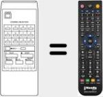 Comandament a distància substitut de RC 81 (RC31)