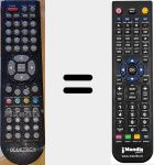 Comandament a distància substitut de TQT133-001