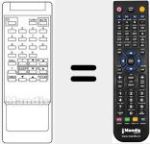 Comandament a dist&agrave;ncia substitut de RCF01