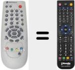 Comandament a distància substitut de REMCON1306